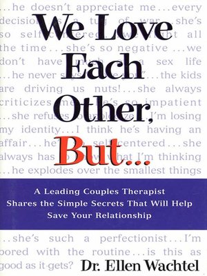 cover image of We Love Each Other, But . . .